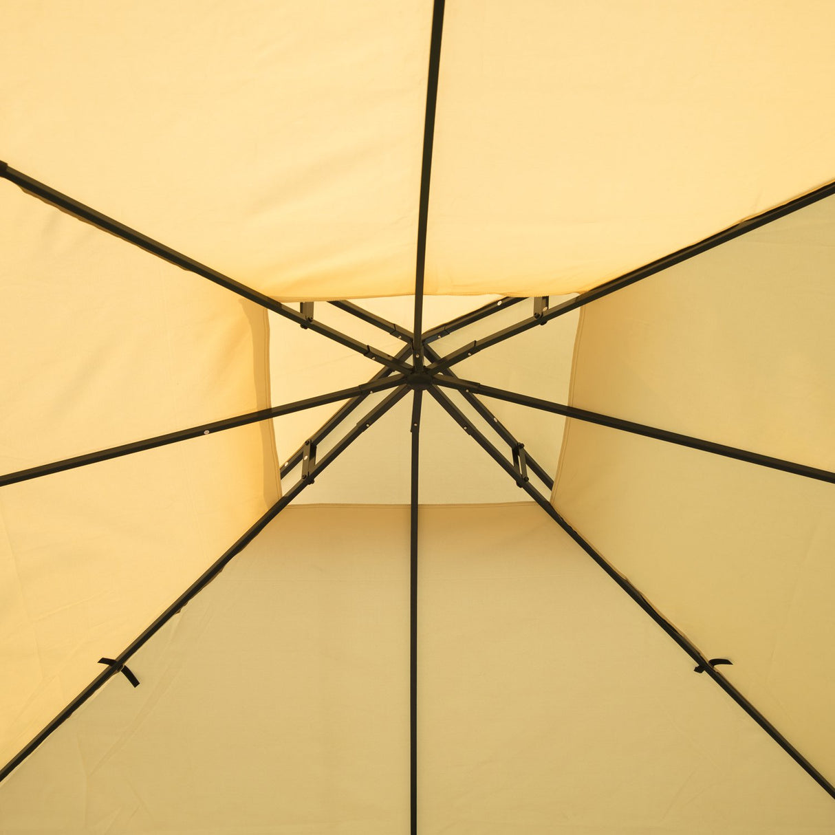 easycomfort easycomfort gazebo da giardino di lusso tendone da giardino 3x3 m