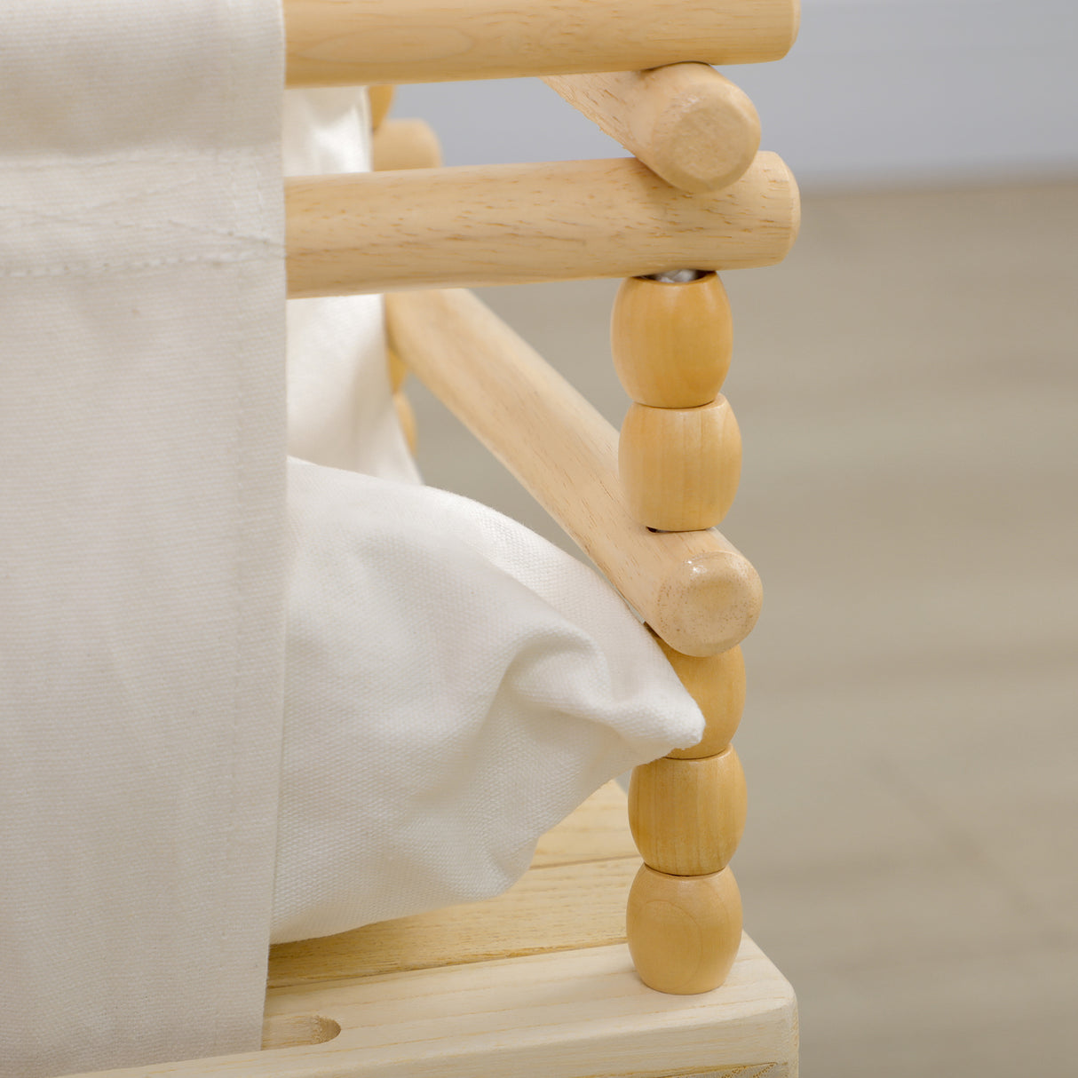 easycomfort easycomfort altalena per bambini 9 36 mesi in legno e cotone con corda regolabile e cuscino 30x30x110 180 cm