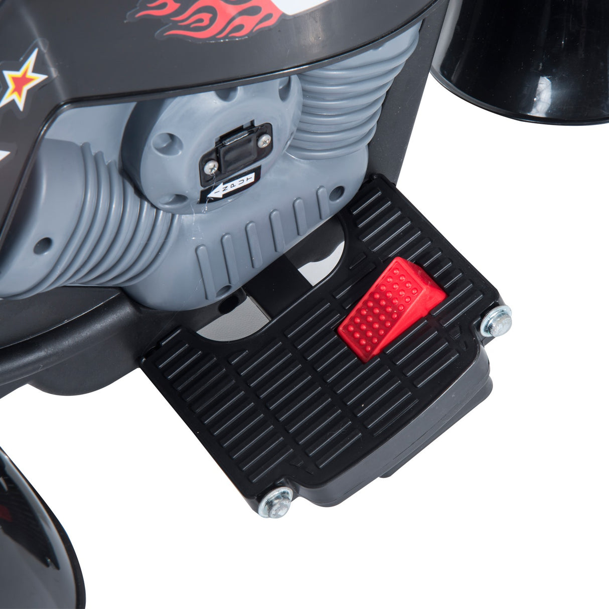 easycomfort easycomfort moto elettrica per bambini con 3 ruote 6v nero