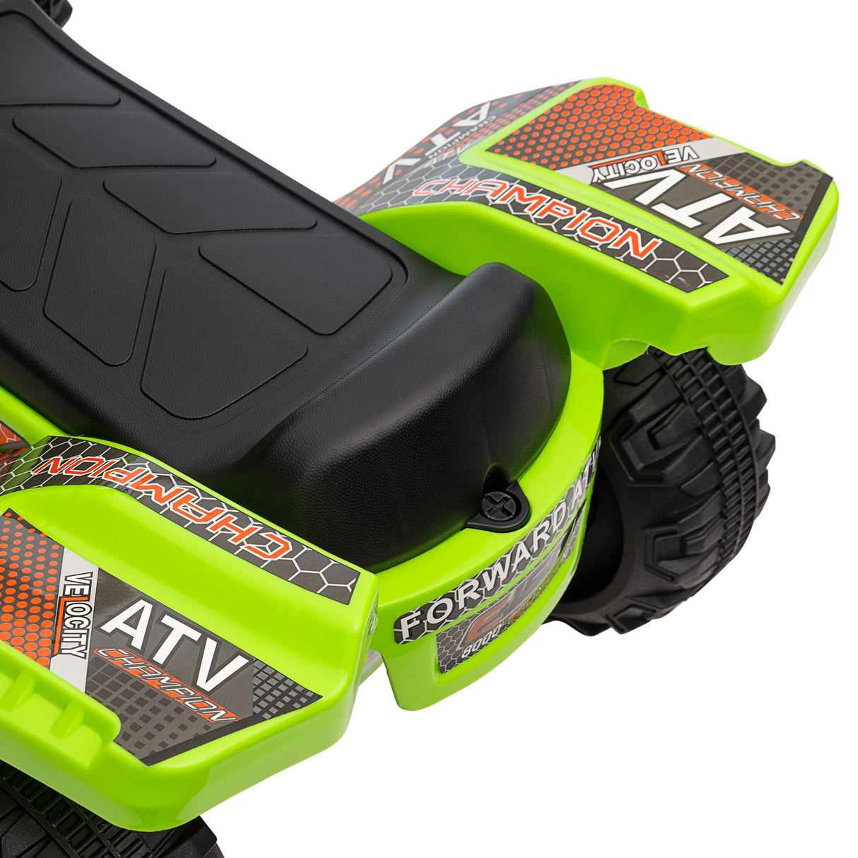 easycomfort easycomfort quad elettrico per bambini con batteria ricaricabile 6v pulsante acceleratore eta 18 36 mesi 70x42x45cm verde