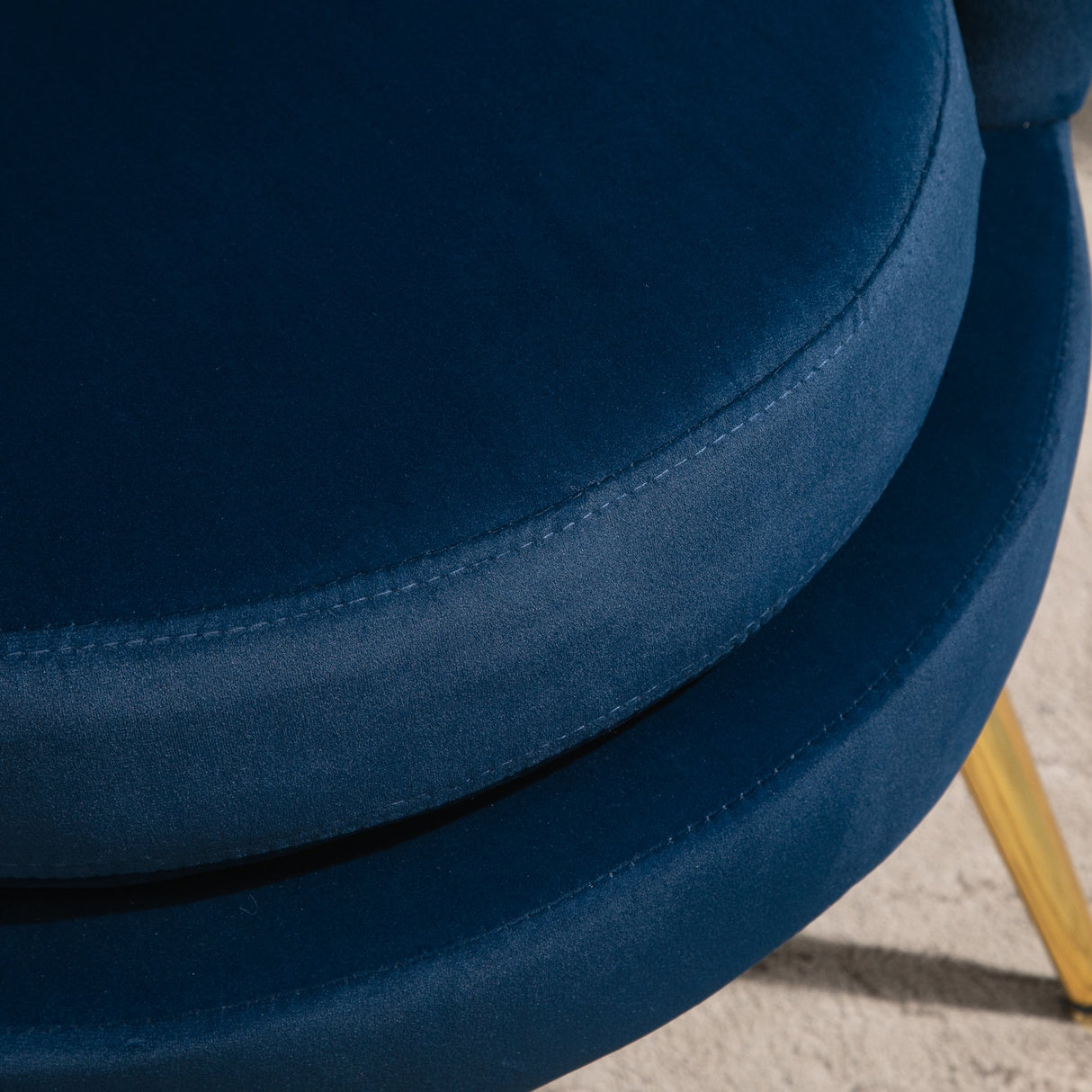 easycomfort easycomfort poltrona vintage di design in velluto blu poltroncina da camera con schienale alto 76x67x74cm