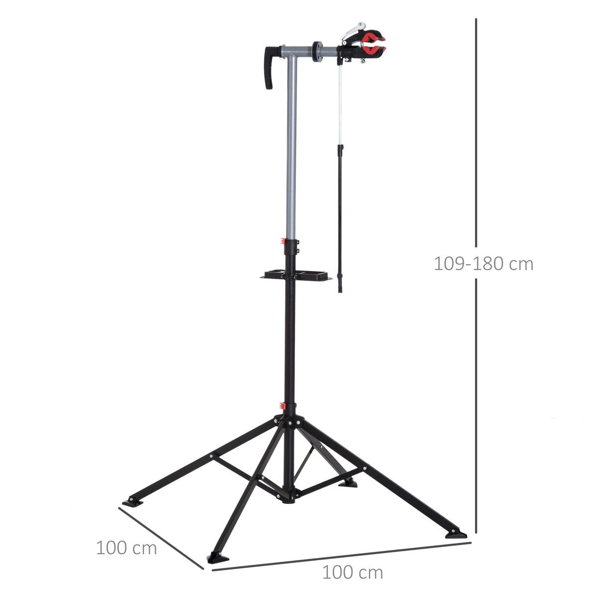 easycomfort easycomfort cavalletto manutenzione bici riparazione bici pieghevole 100x100x109 180cm