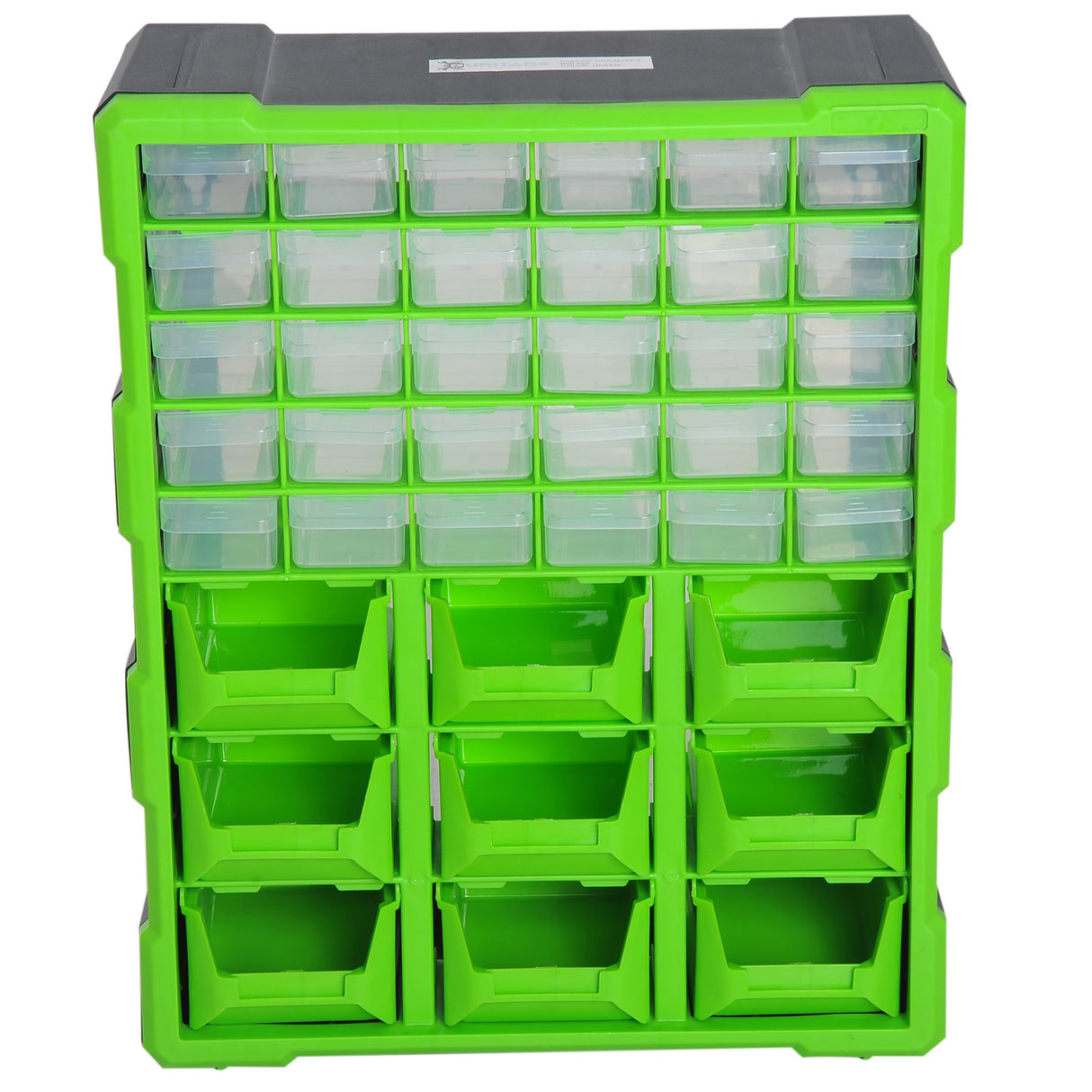 easycomfort easycomfort cassettiera box per accessori minuteria verde 38x16x47.5cm