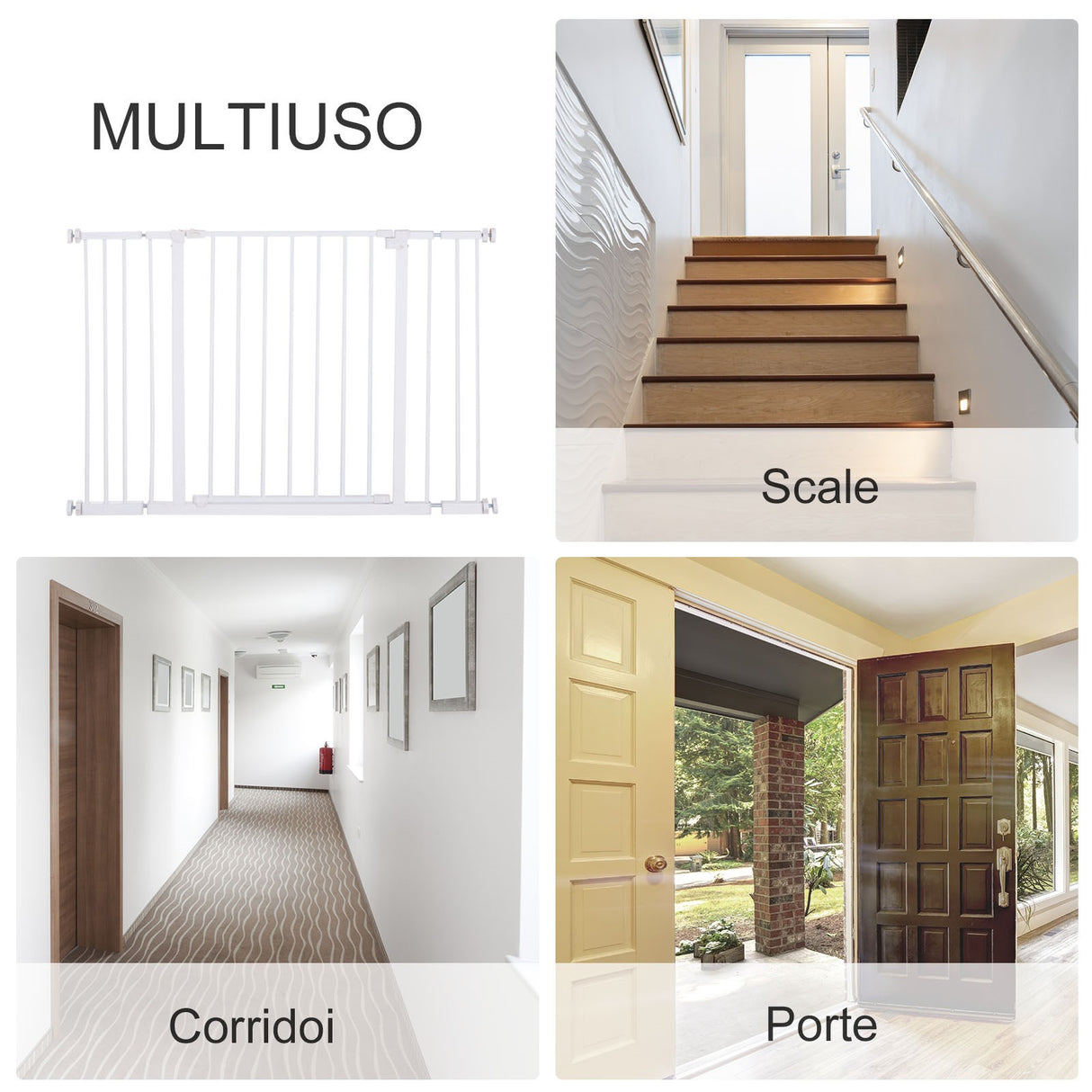 easycomfort easycomfort cancellino per cani estensibile da 72 107cm montaggio a pressione