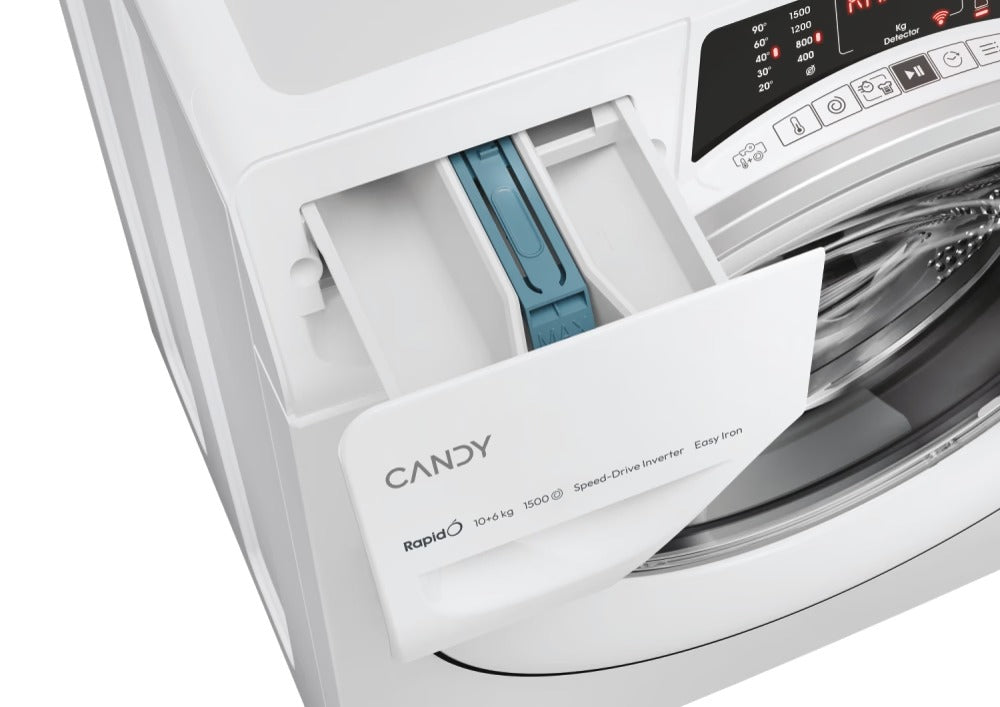 candy lavasciuga candy rapido row51066dwmst s 10 kg classe ciclo combinato d 1500 giri a85xl60xp51 wi fi ble app hon funzione vapore ean 8059019044996