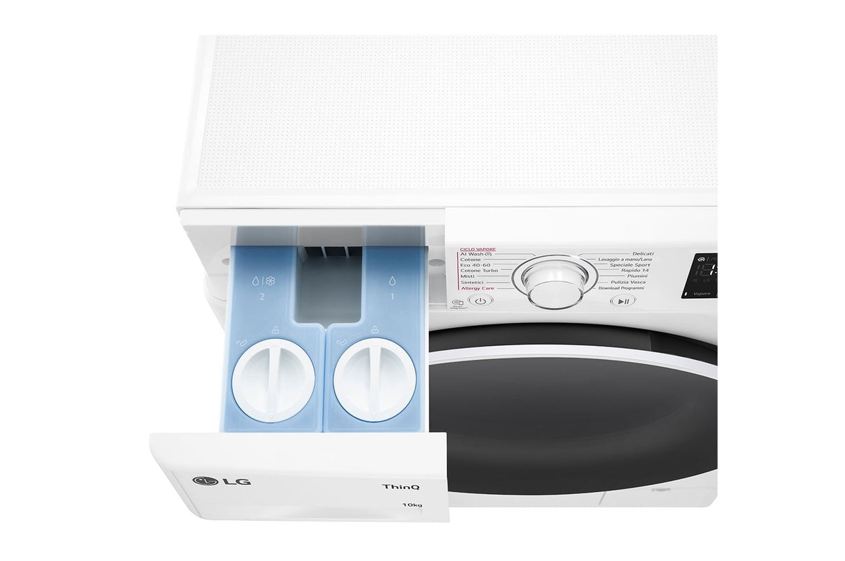 lg lavatrice a carica frontale lg serie r3 f4r3710nsww 10 kg classe a 10 1400 giri a85xl60xp565 autodosaggio lavaggio a vapore wi fi ean 8806084272485