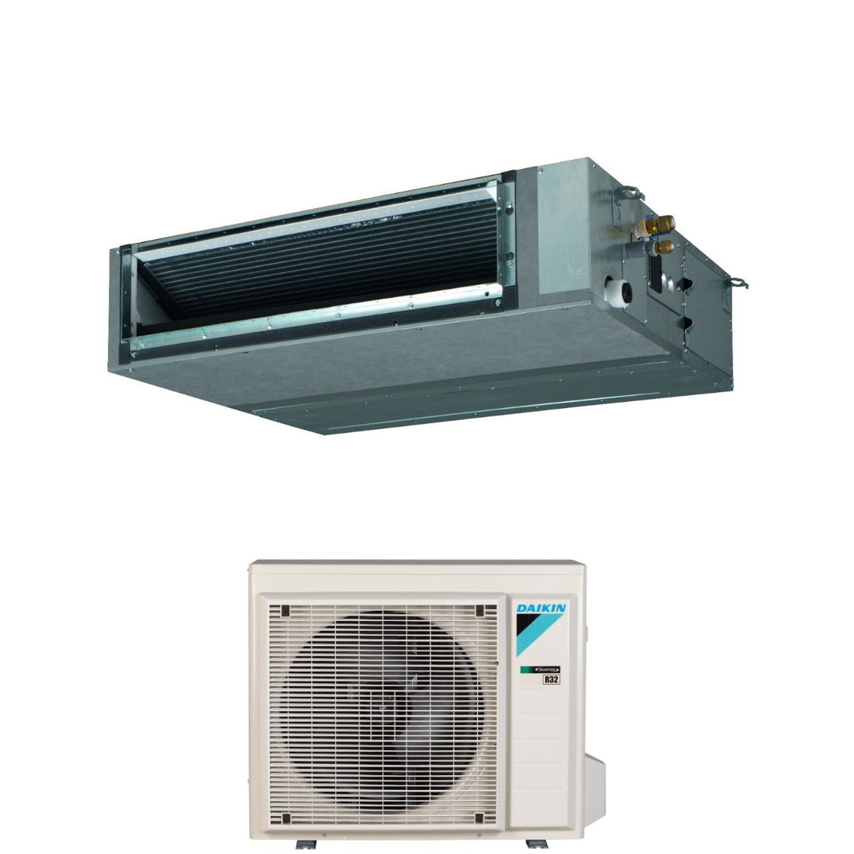 Climatiseur gainable monophasé Daikin FBA60A 21 000 BTU avec R-32 et Wi-Fi en option - Garantie italienne