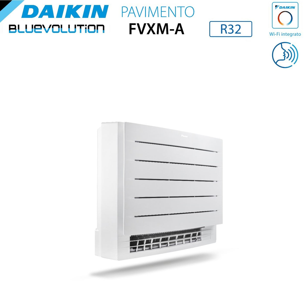 Unité intérieure sur pied Daikin Bluevolution Perfera 9000 BTU FVXM25A R-32 avec Wi-Fi intégré et télécommande infrarouge incluse
