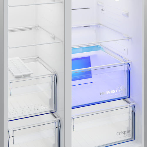 beko frigorifero side by side beko gn163130ptn 580 litri classe f a179xl91xp705 compressore prosmart inverter tecnologia harvestfresh inox ean 8690842380259