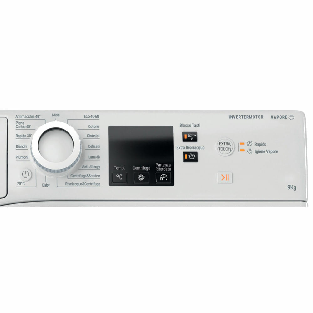 hotpoint lavatrice a carico frontale hotpoint nf96wk it 9 kg classe a 1400 giri a85xl595xp605 igiene vapore motore inverter ean 8050147673379