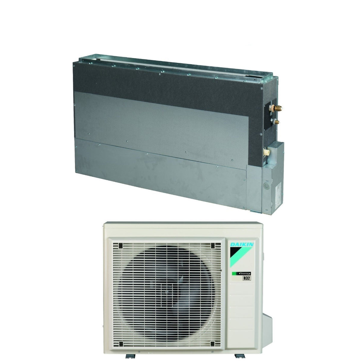 climatizzatore condizionatore daikin bluevolution a pavimento ad incasso mini sky 12000 btu fna35a9 r 32 wi fi optional con comando a filo incluso copia 17365