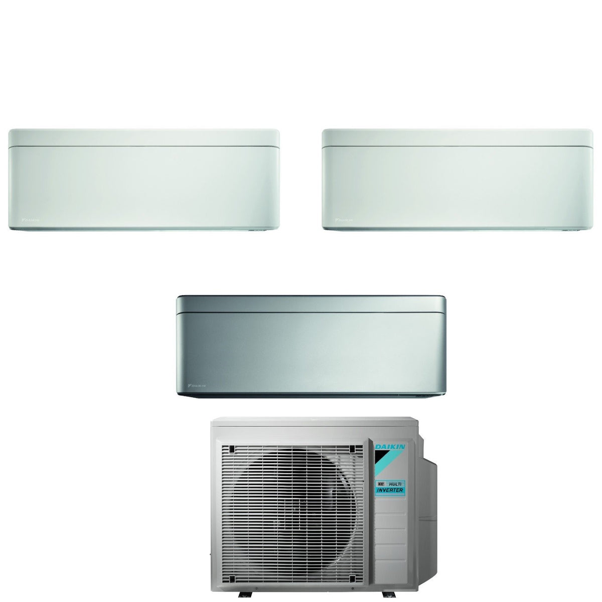 climatizzatore condizionatore daikin bluevolution dual split inverter serie ftxa aw _ ftxa as 7_7_12 con 3mxm52n r 32 wi fi integrato 7000_7000_12000 garanzia italiana