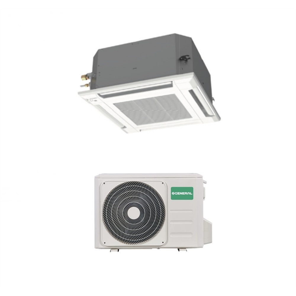 climatizzatore condizionatore fujitsu general cassetta 4 vie inverter 18000 btu auxg18kvla