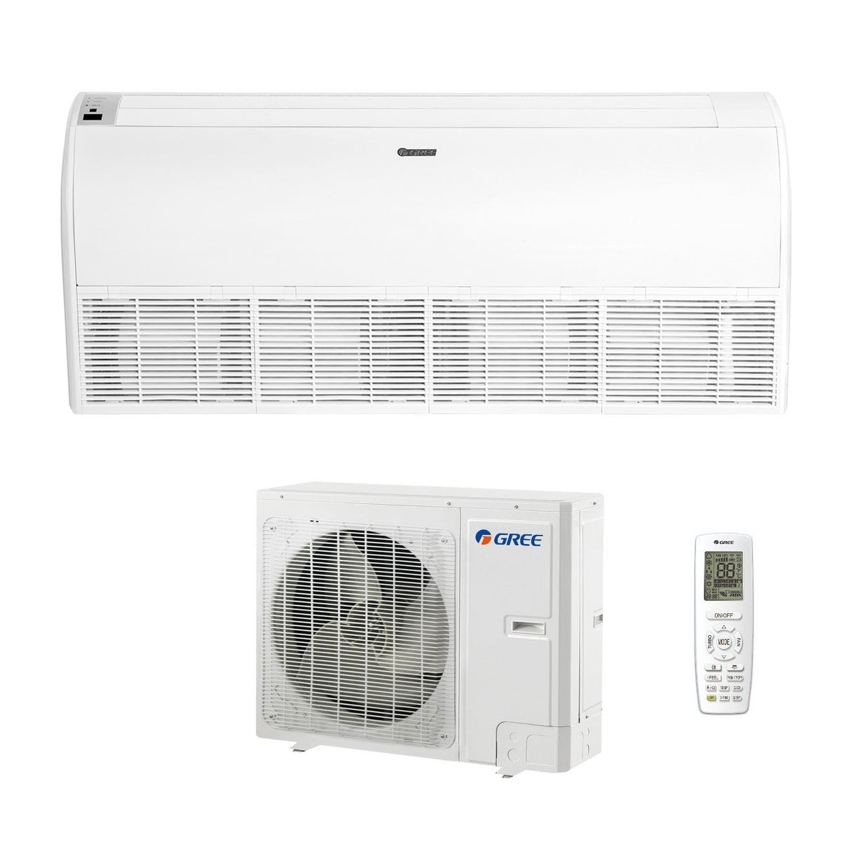 climatizzatore condizionatore gree soffitto pavimento 48000 btu gud140zd a t r 32 wi fi optional monofase novita