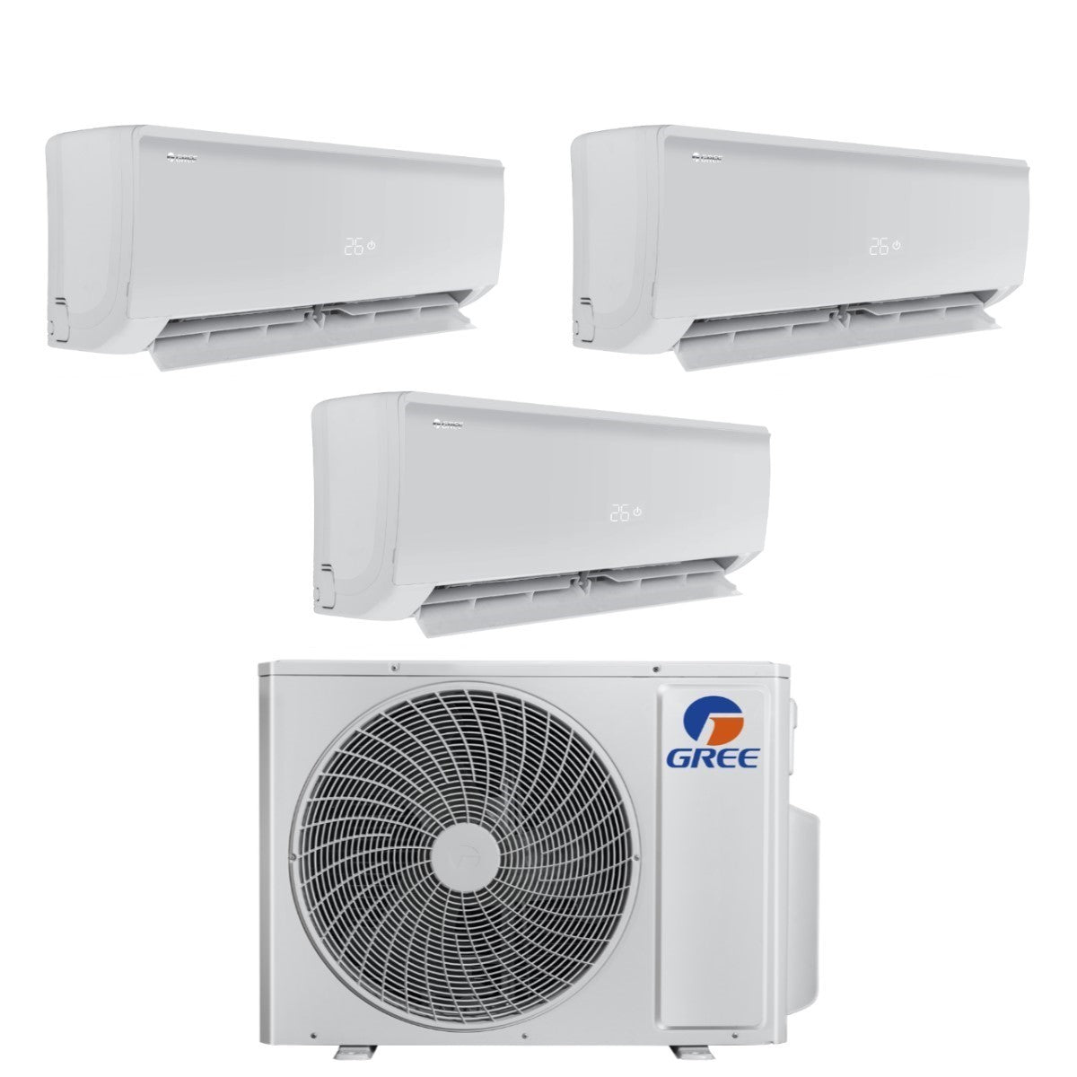 climatizzatore condizionatore gree trial split inverter serie bora plus 9_12_12 con gwhd 36 nk6lo r 32 wi fi optional 9000_12000_12000