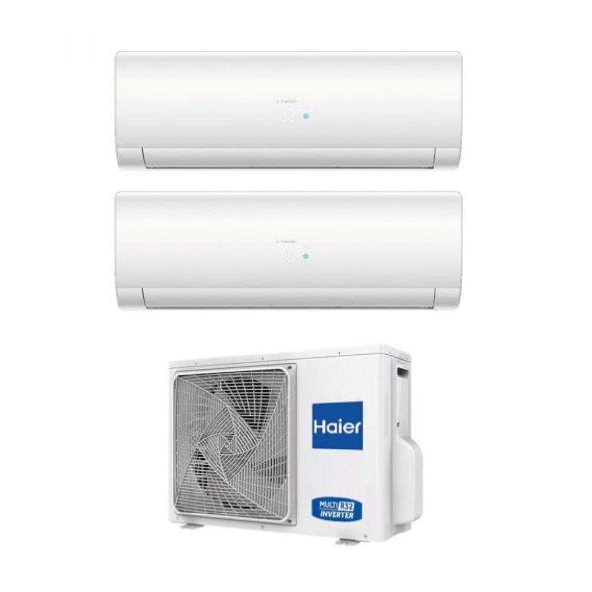 climatizzatore condizionatore haier dual split inverter serie ies plus 7_7 con 2u40s2sm1fa r 32 wi fi integrato 7000_7000 novita