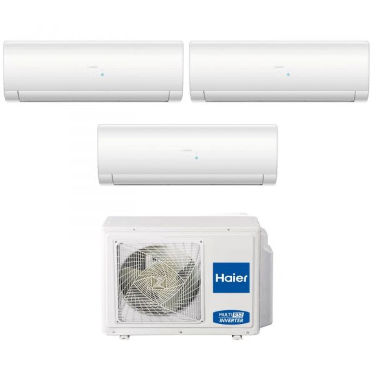 climatizzatore condizionatore haier trial split inverter serie ies plus 9_12_12 con 3u70s2sr3fa r 32 wi fi integrato 9000_12000_12000 novita