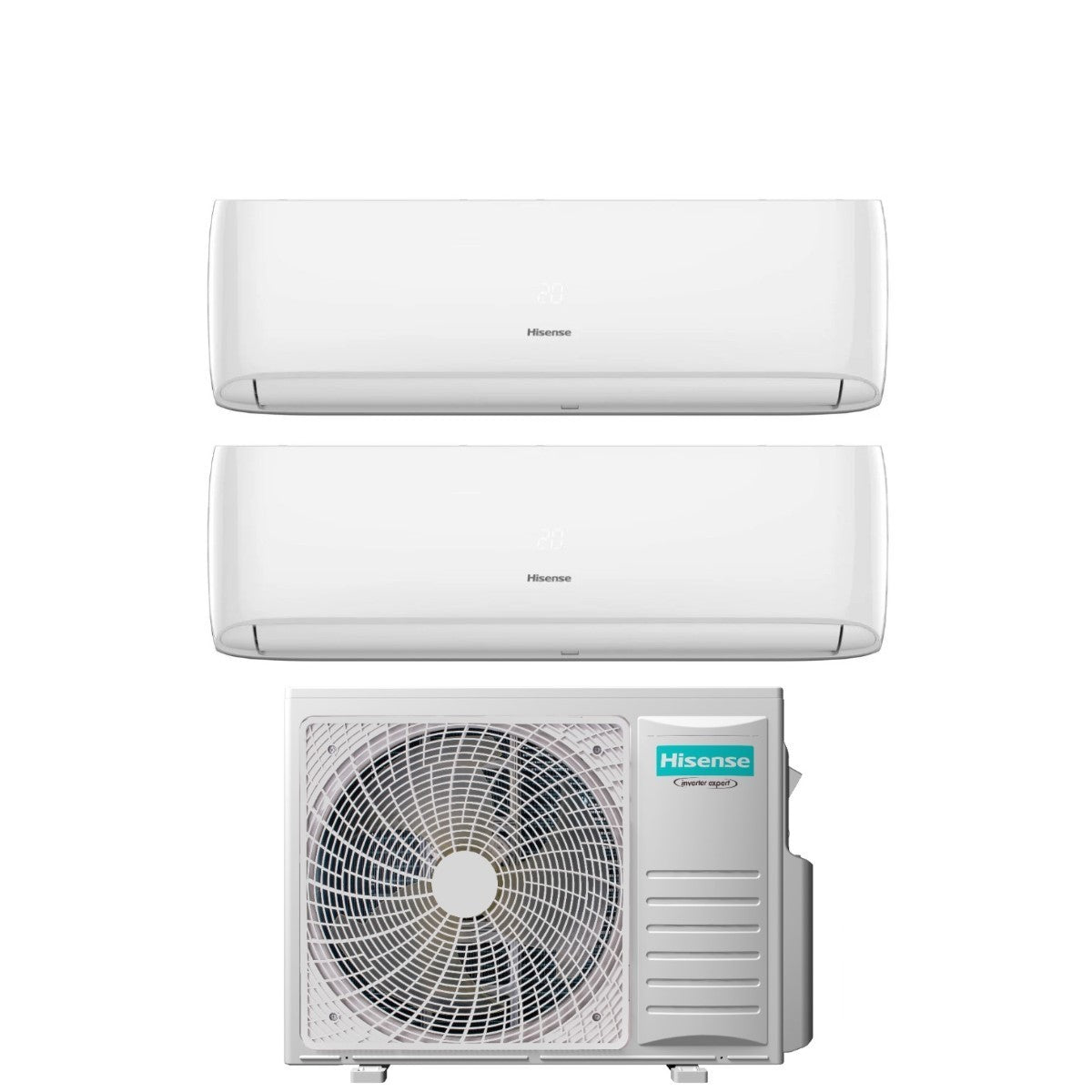 climatizzatore condizionatore hisense dual split inverter serie hi comfort 9_18 con 3amw62u4rfa r 32 wi fi integrato 9000_18000 novita