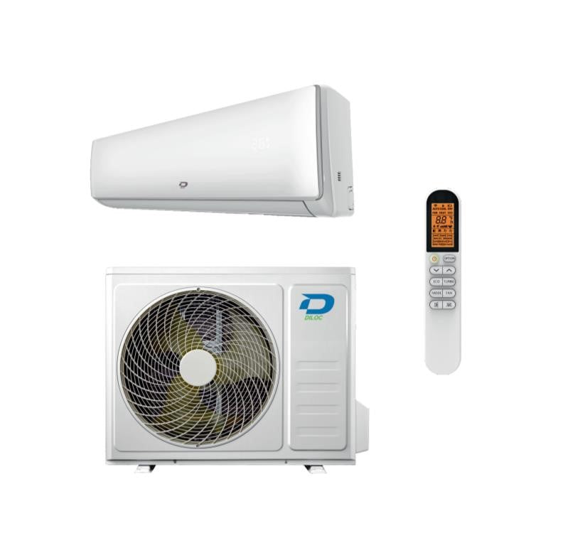 climatizzatore condizionatore inverter diloc serie impact 18000 btu d.impact18 a__ wi fi integrato