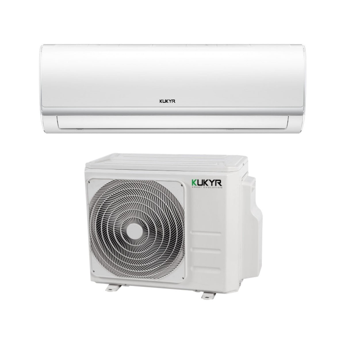 climatizzatore condizionatore kukyr inverter serie spring 12000 btu spring 12 r 32 wi fi optional classe a__ a_