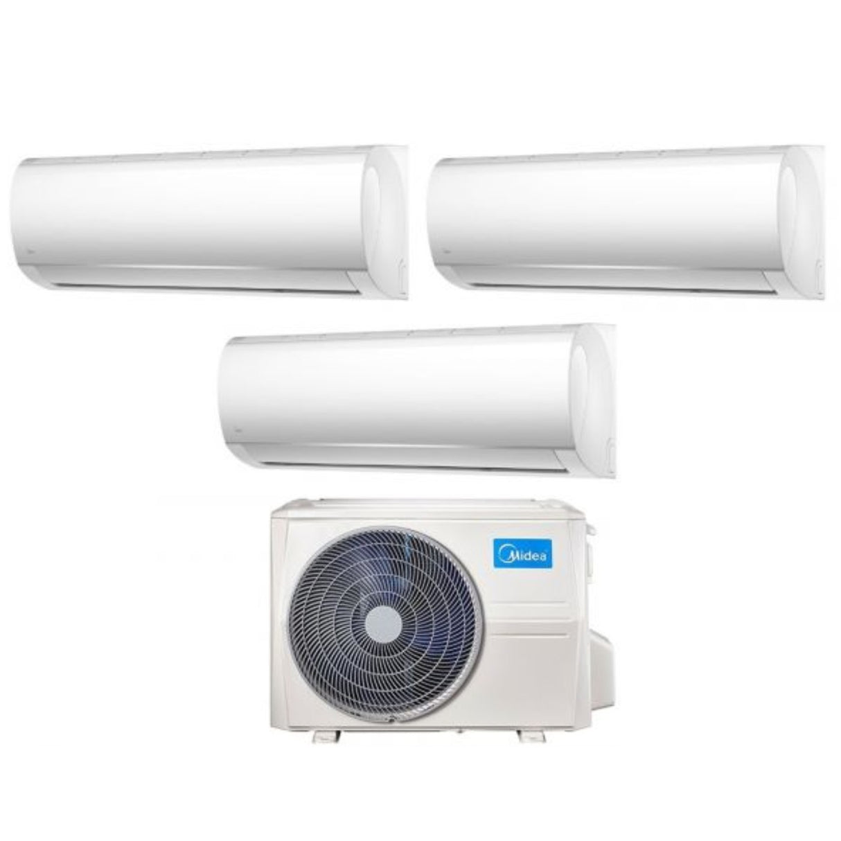 climatizzatore condizionatore midea trial split inverter serie right 9_12_12 con m3of 27hfn8 q r 32 wi fi optional 9000_12000_12000 novita 9138