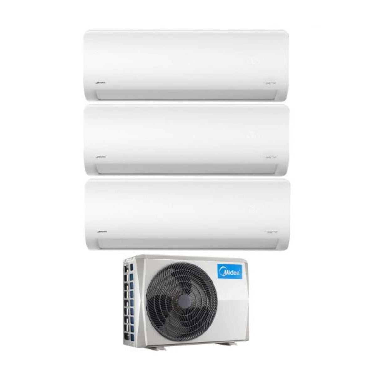 climatizzatore condizionatore midea trial split inverter serie xtreme 9_9_18 con m4o 28nf8 r 32 wi fi integrato 9000_9000_18000 btu novita