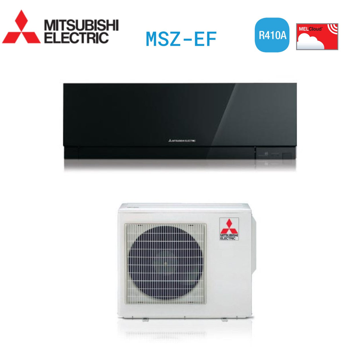 climatizzatore condizionatore mitsubishi electric inverter serie kirigamine zen 12000 btu msz ef35ve3b black r 410 classe a___ nero new 2018