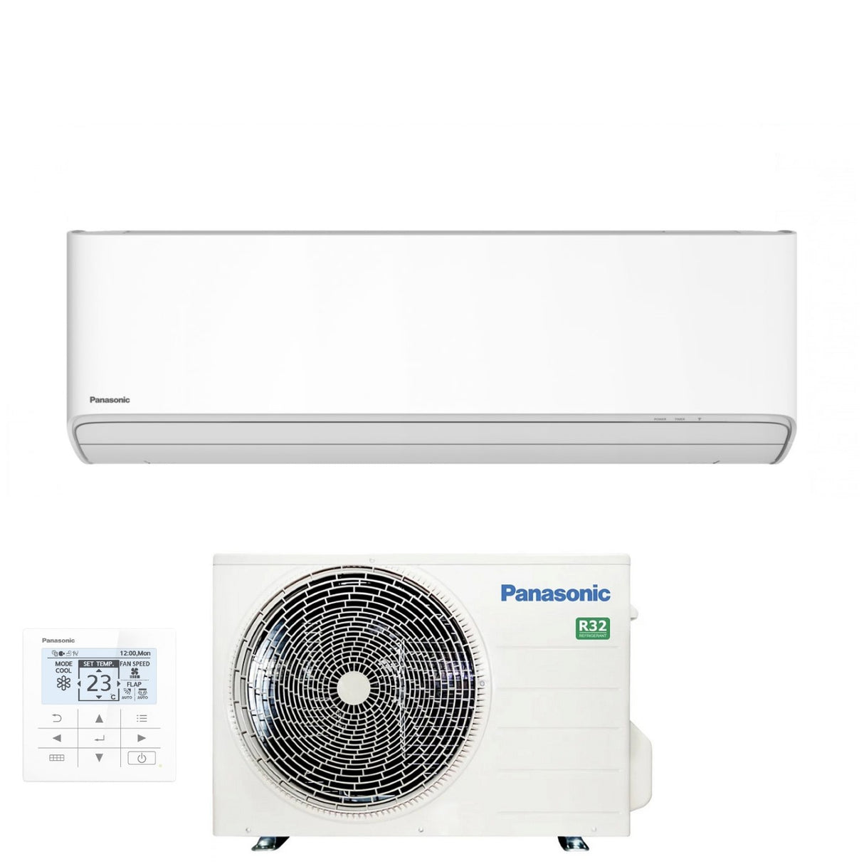 climatizzatore condizionatore panasonic inverter serie cs 9000 btu cs z25ykea r 32 wi fi integrato classe a+++ a++ con comando a filo incluso