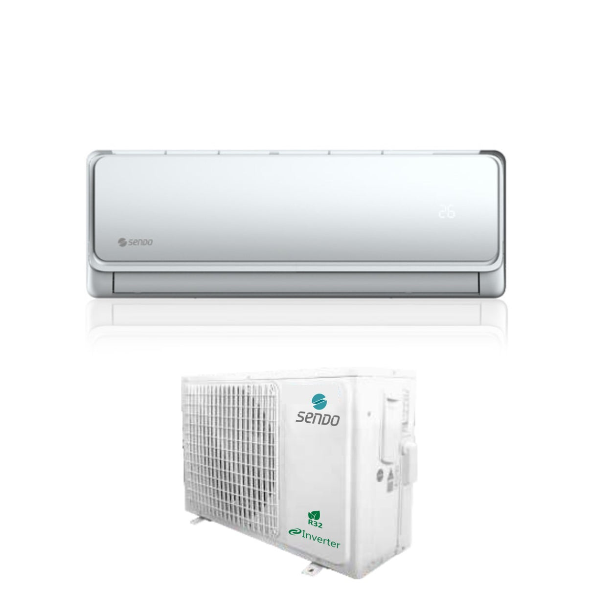 climatizzatore condizionatore sendo inverter serie zeas 24000 btu snd 24zes2 id r 32 wi fi integrato