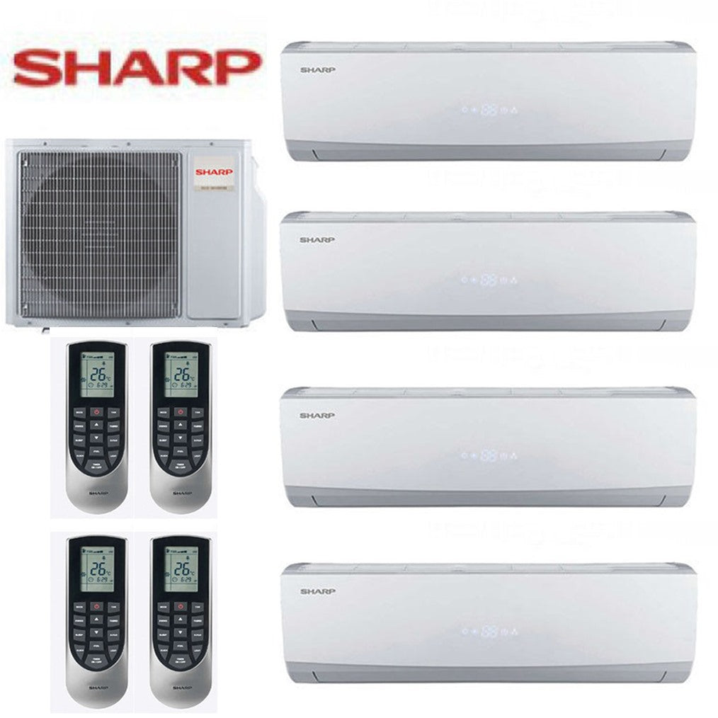 climatizzatore condizionatore sharp quadri split inverter serie smile curve ssr 9_9_12_12 con ae x4m28tr