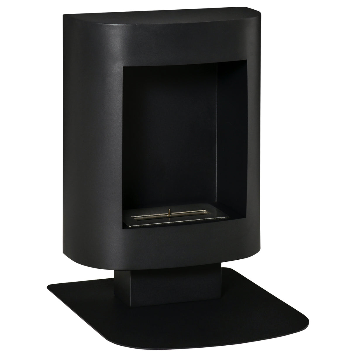 easycomfort easycomfort camino a bioetanolo con serbatoio da 1 5l copertura fino 20 46 5x53x65cm nero