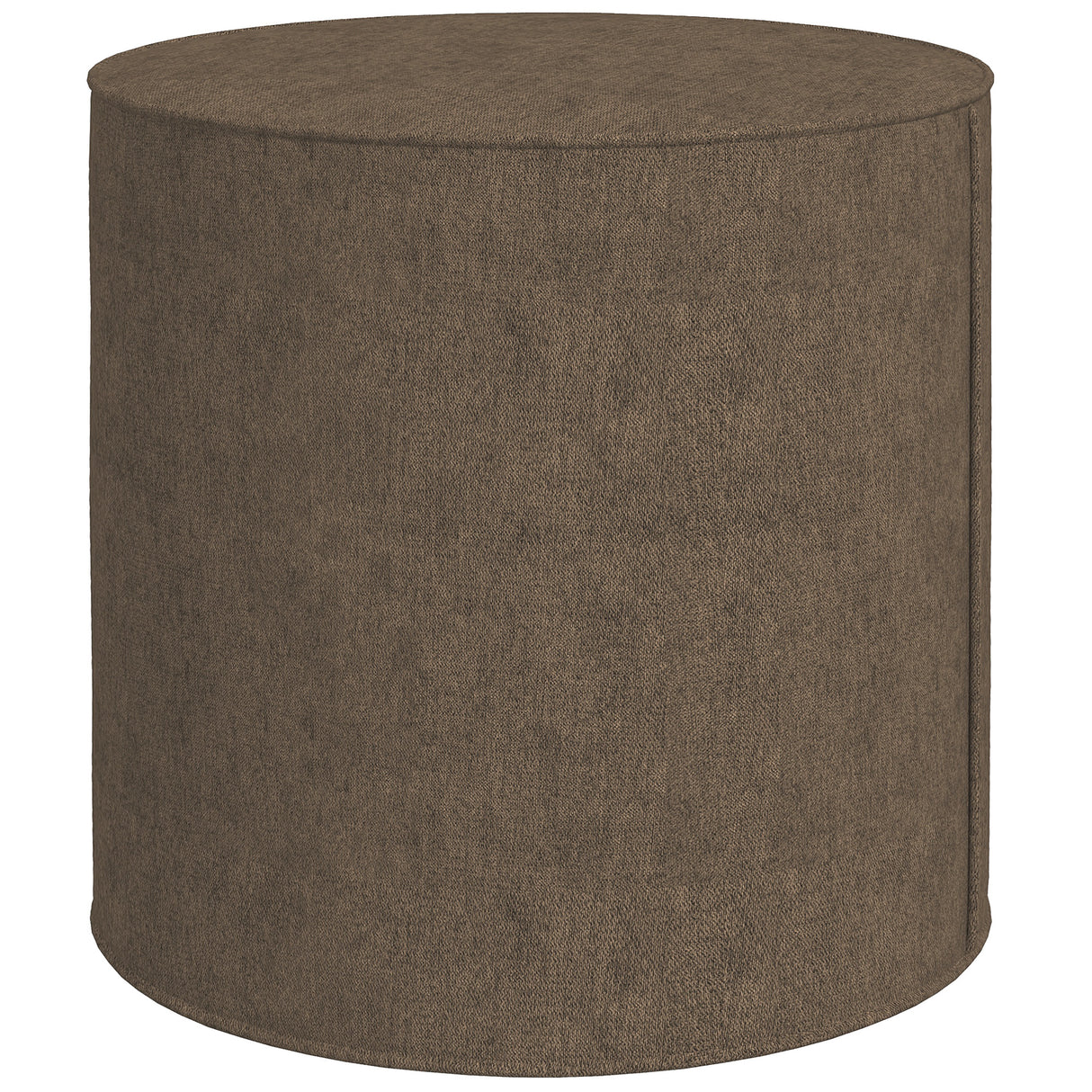 easycomfort easycomfort poggiapiedi 2 in 1 con rivestimento rimovibile in tessuto effetto lino 41x41 cm marrone