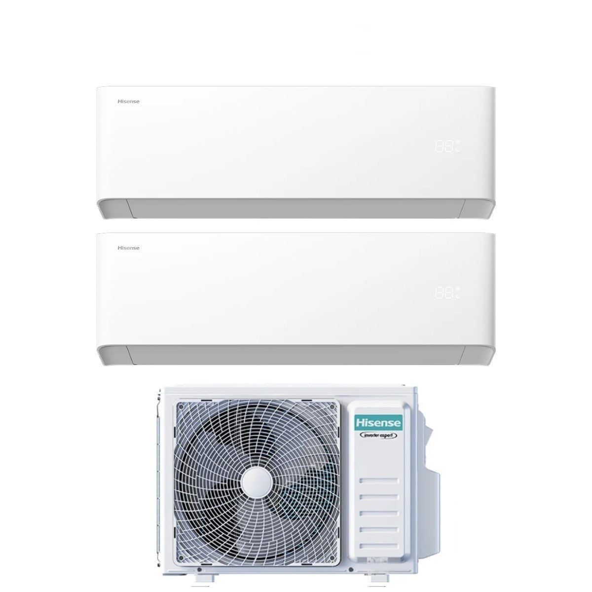 hisense condizionatore hisense dual split uni hb 79 con 2amw35u4rgc r 32 wi fi integrato
