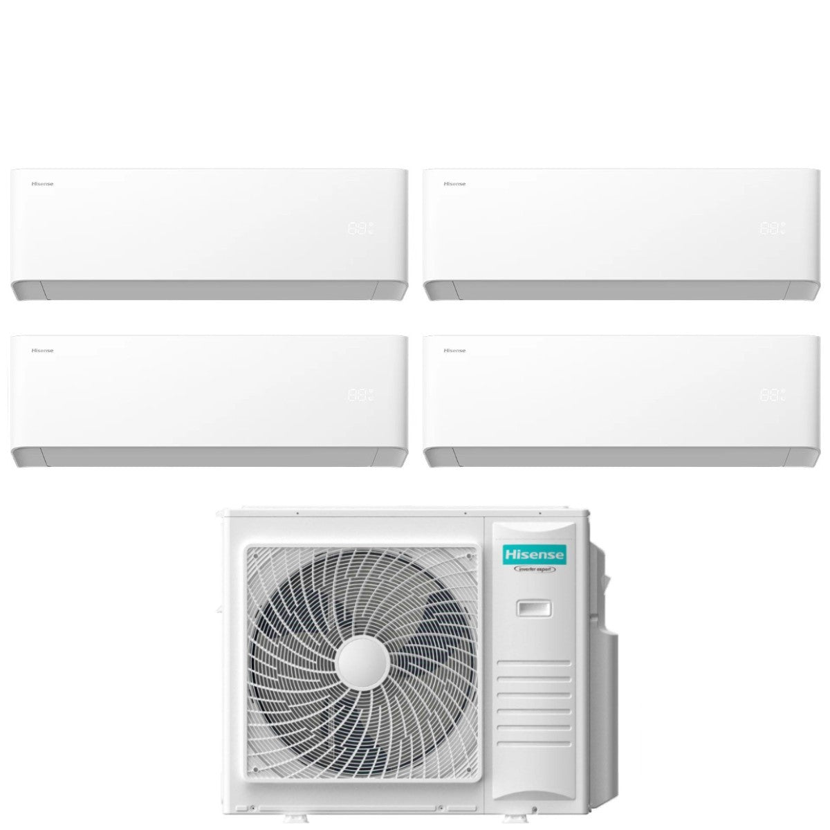 hisense condizionatore hisense quadri split uni hb 77712 con 4amw81u4rjc r 32 wi fi integrato