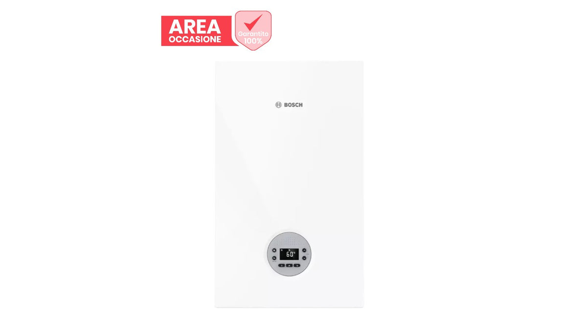 junkers bosch area occasioni caldaia a condensazione junkers bosch condens 1200 w gc1200w 2424 c 23 low nox metano 7716704745 completa di kit scarico fumi