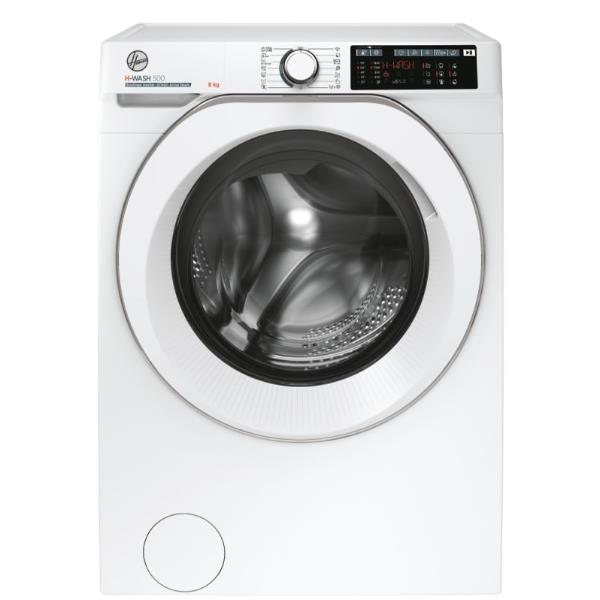 lavatrice a carico frontale hoover hw 48amc 1 s 8 kg classe a a85xl60xp53 1400 giri sistema power care eco power motor ciclo igienizzante