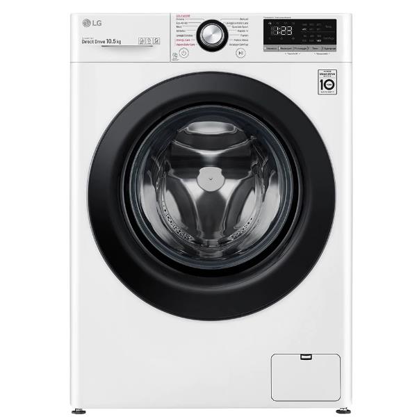 lavatrice a carico frontale lg 10 5 kg ai dd serie v3 f4wv310sae classe a a85xl60xp56 5 1400 giri lavaggio a vapore inverter direct drive