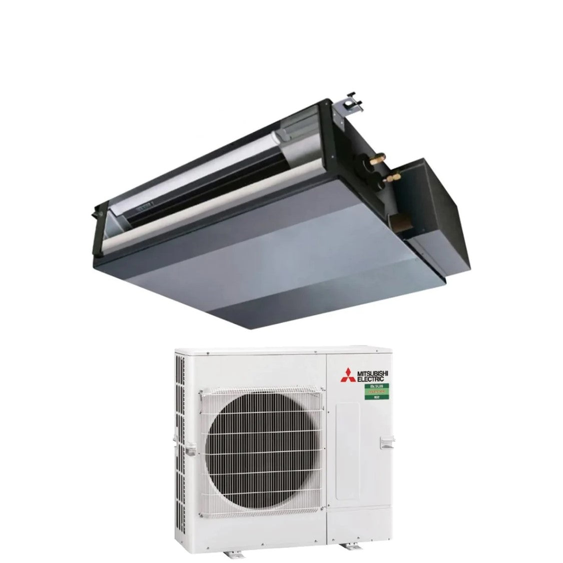 mitsubishi electric climatizzatore condizionatore mitsubishi electric canalizzato canalizzabile power inverter 24000 btu sez m71da puz zm71vha r 32 wi fi optional