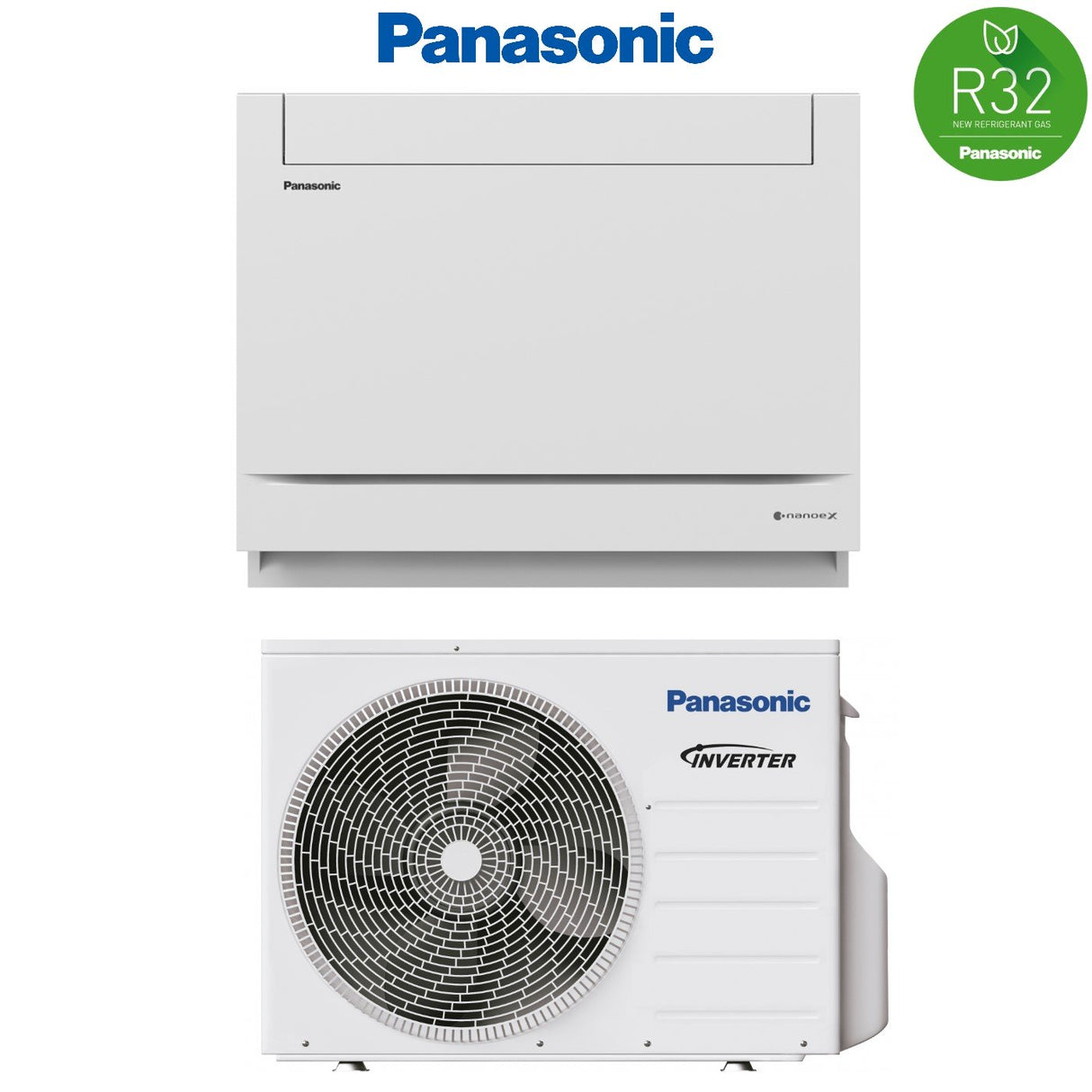 panasonic console da pavimento inverter 12000 btu cu z35ubea cs z35ufeaw gas r 32
