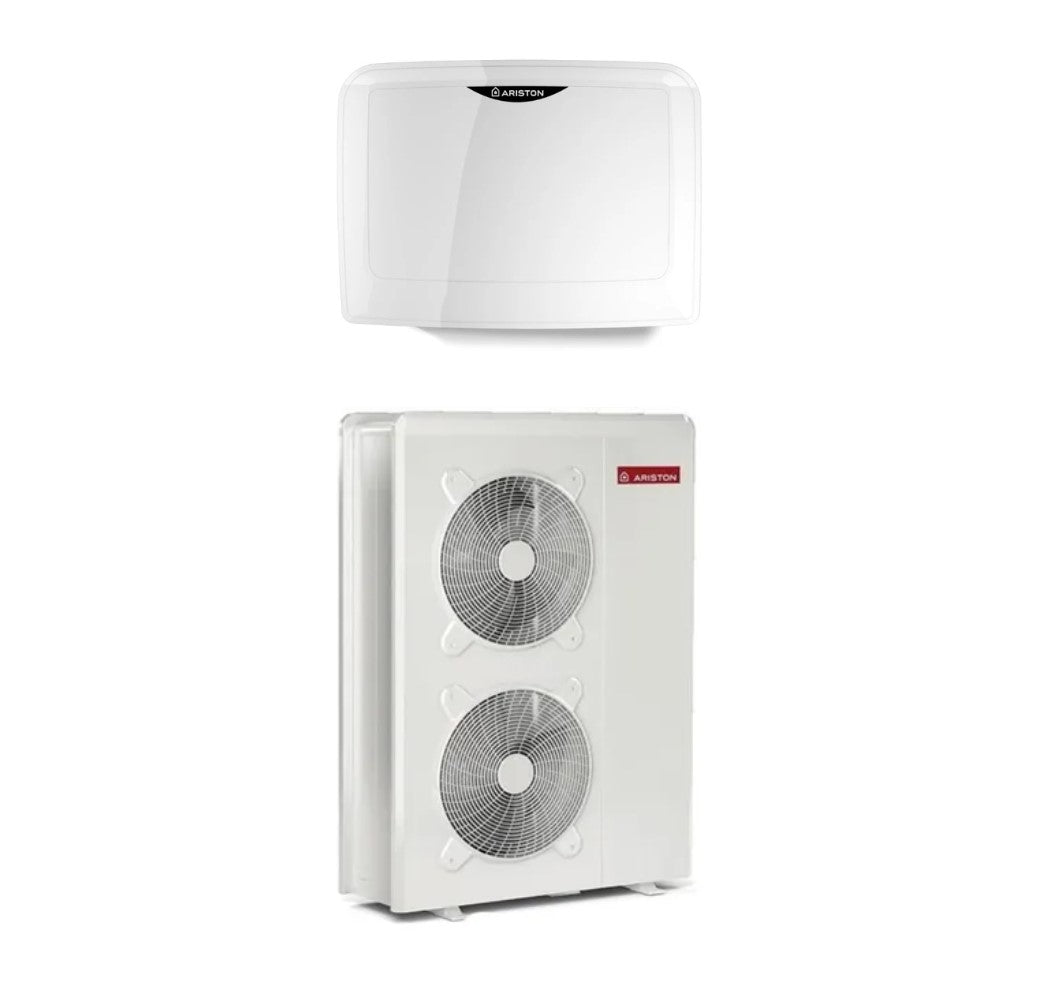 pompa di calore monoblocco aria acqua inverter ariston nimbus pocket m net 120t r 32 trifase 3301875 classe a___ a__