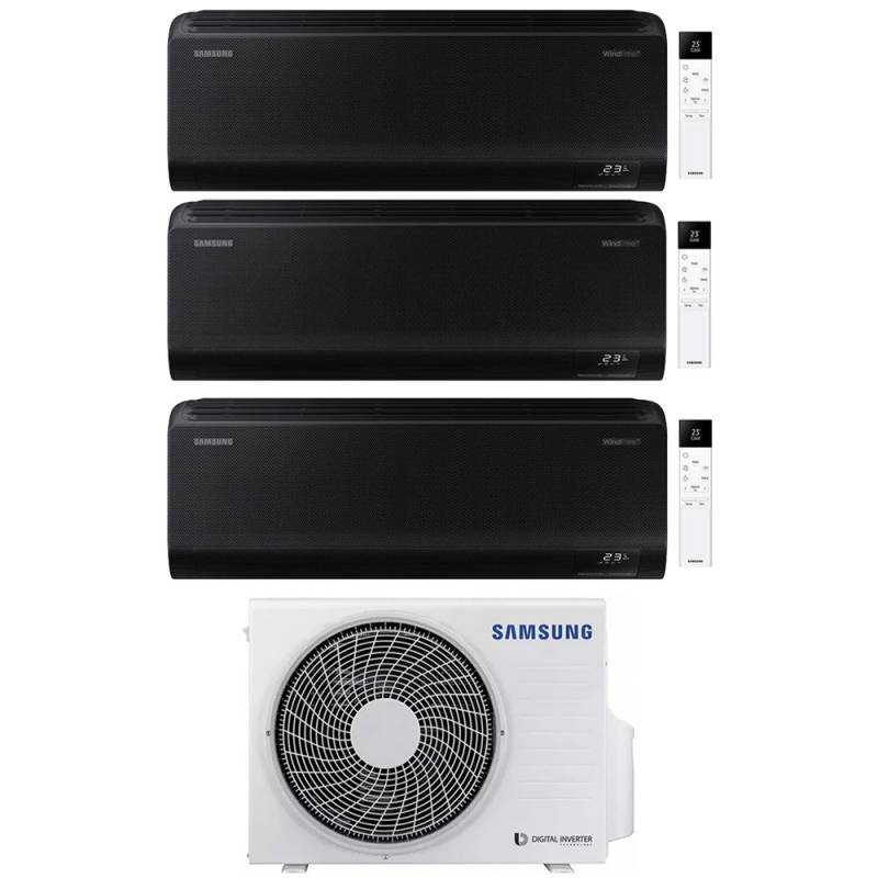 samsung condizionatore samsung trial split inverter serie windfree black 121212 con aj068txj3kg r 32 wi fi integrato 120001200012000
