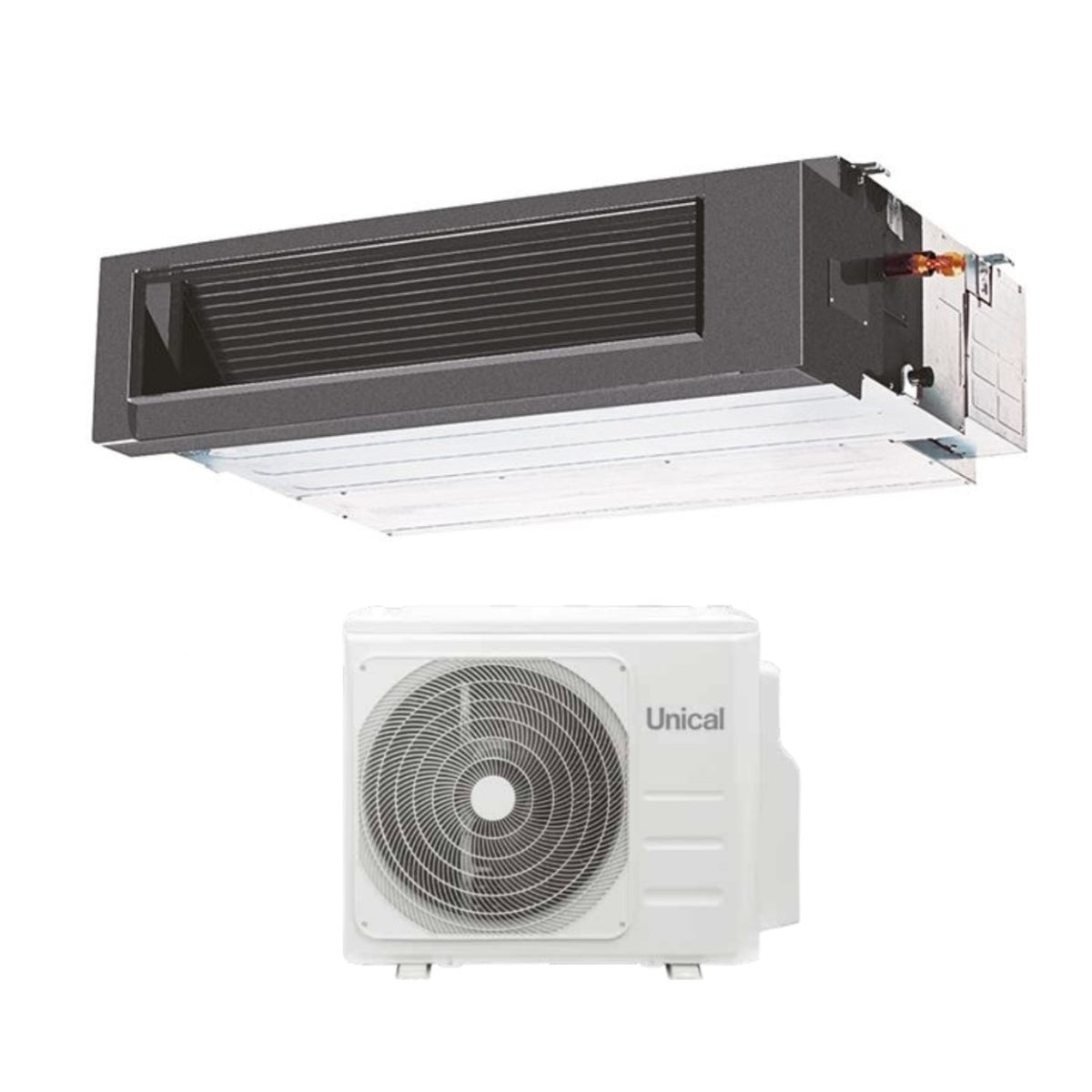 unical climatizzatore condizionatore unical canalizzabile 24000 btu cn11 24h classe aa gas r 32 wi fi optional