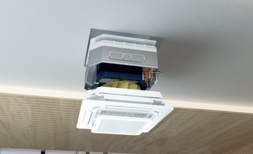 climatizzatore condizionatore hisense dual split a cassetta 18_18 con 3amw72u4rfa r 32 18000_18000