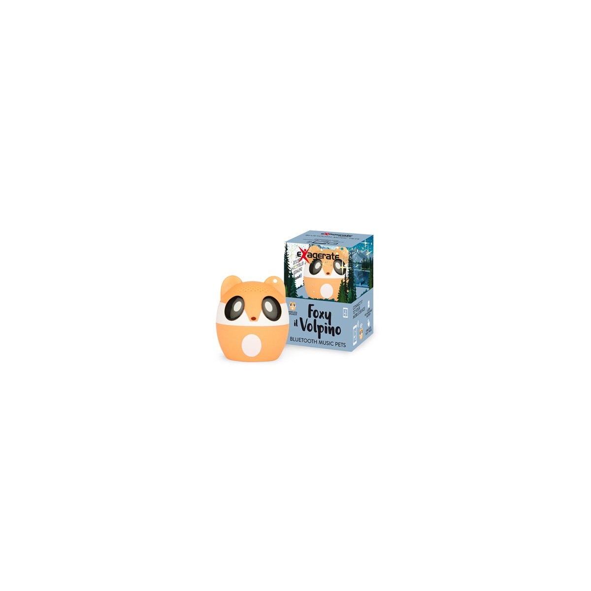 altoparlante portatile hamlet mini fox 4w bluetooth usb 38226