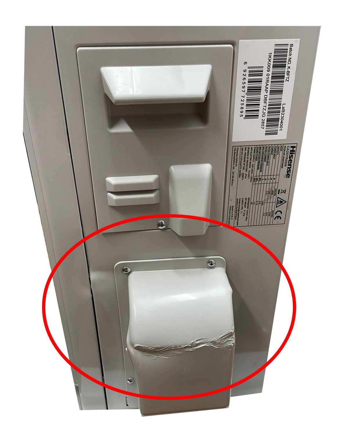area occasioni climatizzatore condizionatore hisense inverter serie easy smart 9000 btu ca25yr05g + ca25yr05w r 32 wi fi optional classe a++ a+ novita 2023 ao1045