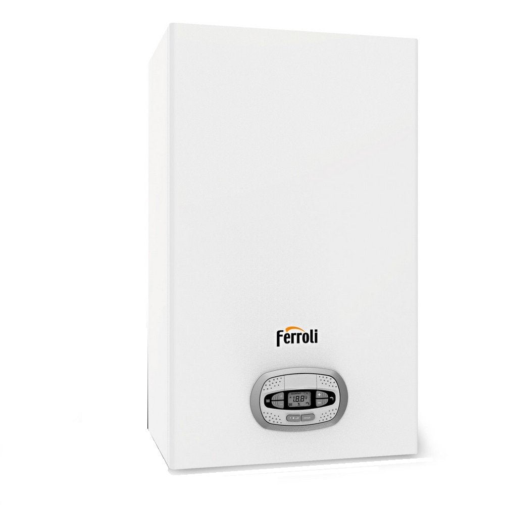 caldaia a gas ferroli bluehelix tech rrt 24c metano o gpl completa di kit scarico fumi new