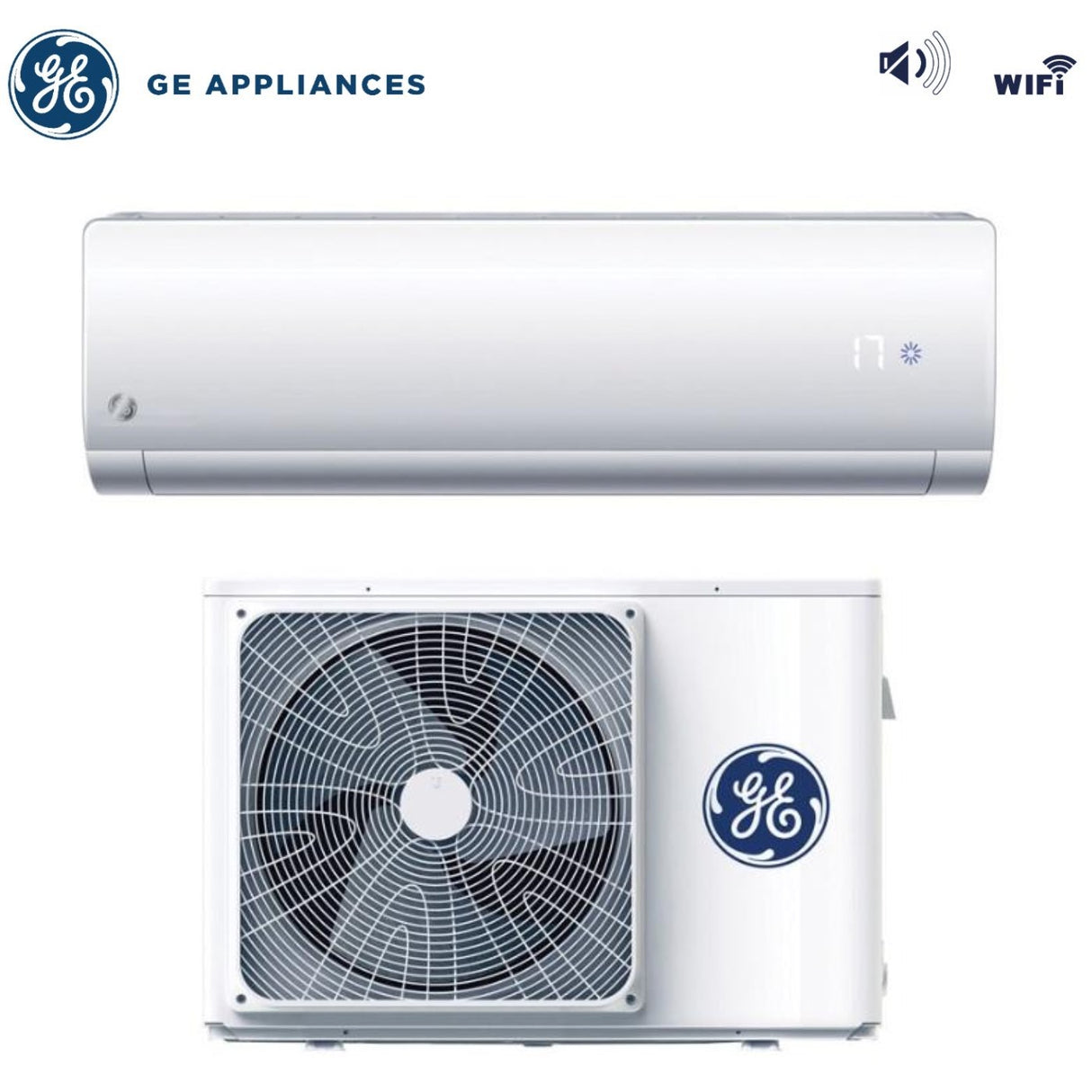 climatizzatore condizionatore ge appliances inverter serie prime gold 9000 btu ges nmg25in 20 r 32 wi fi integrato classe a__ a_