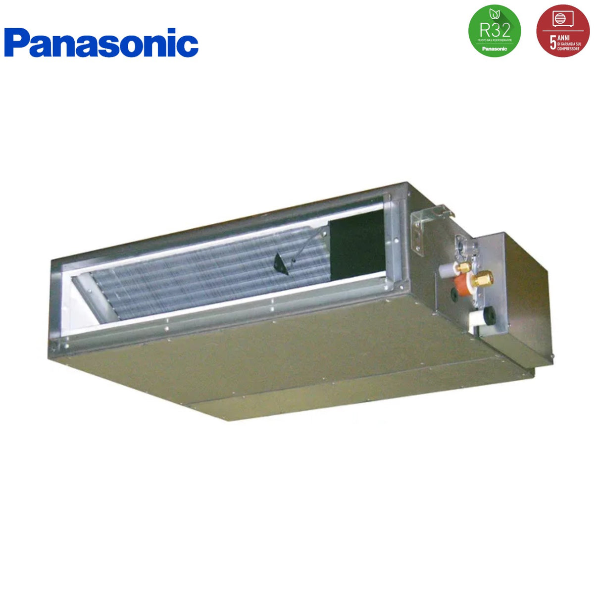 climatizzatore condizionatore panasonic canalizzato canalizzabile inverter a bassa pressione 12000 btu cs z35ud3eaw _ cu z35ubea r 32 wi fi optional classe a_ con comando a filo incluso