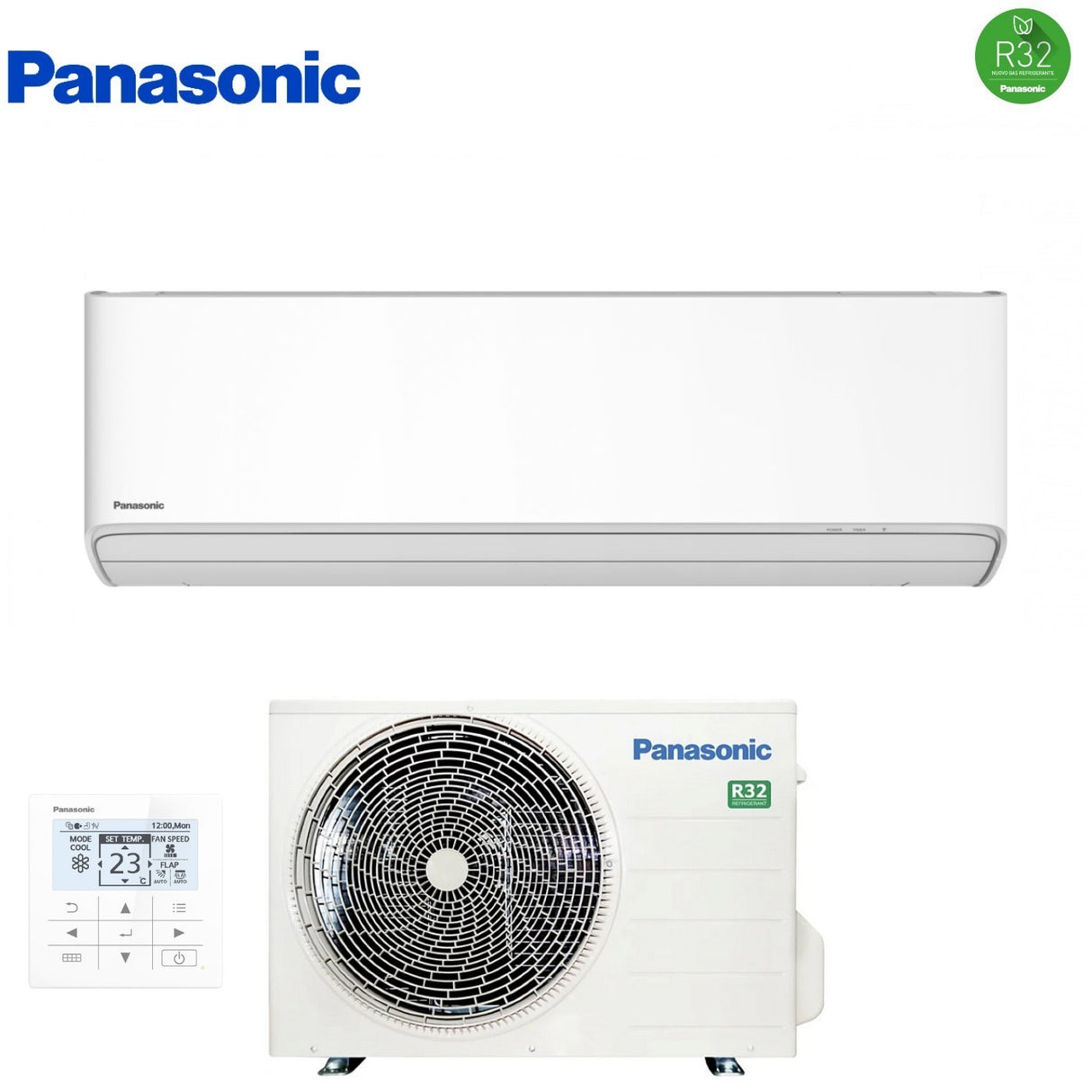 climatizzatore condizionatore panasonic inverter serie cs 9000 btu cs z25ykea r 32 wi fi integrato classe a+++ a++ con comando a filo incluso