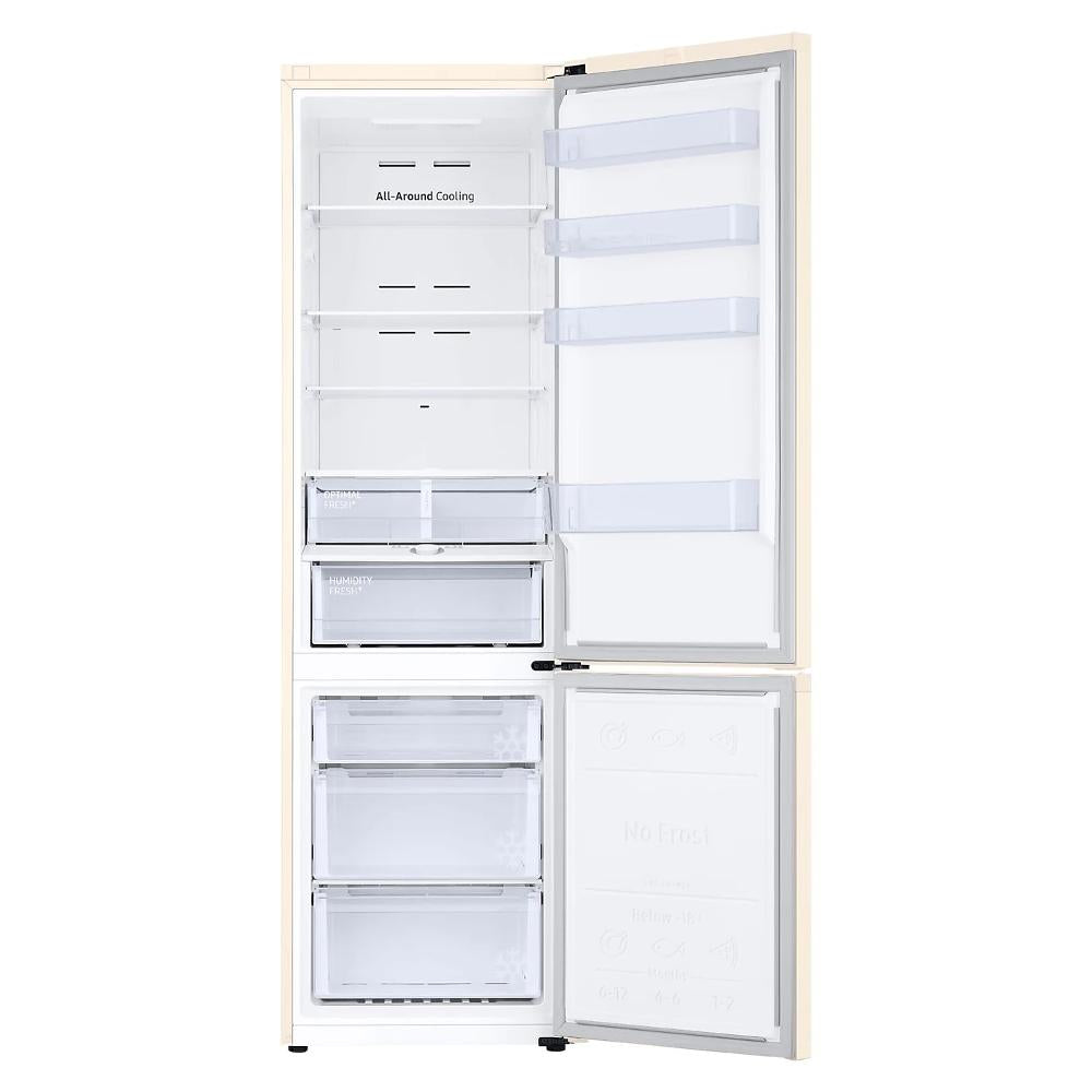 samsung frigorifero combinato samsung rb38c603del ecoflex ai 390 litri classe d a203xl595xp658 total no frost smartthings bixby alexa sabbia ean 8806094990089